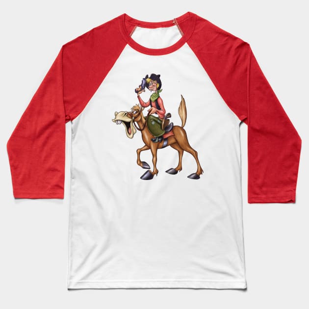 Cowboy Bill Baseball T-Shirt by jon